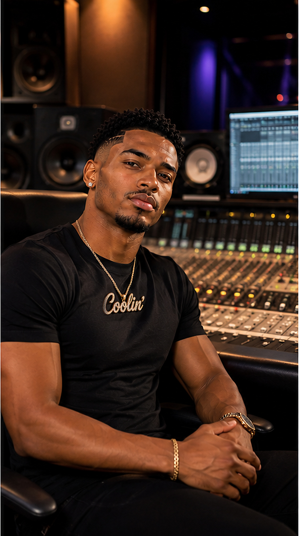 Coolin au studio